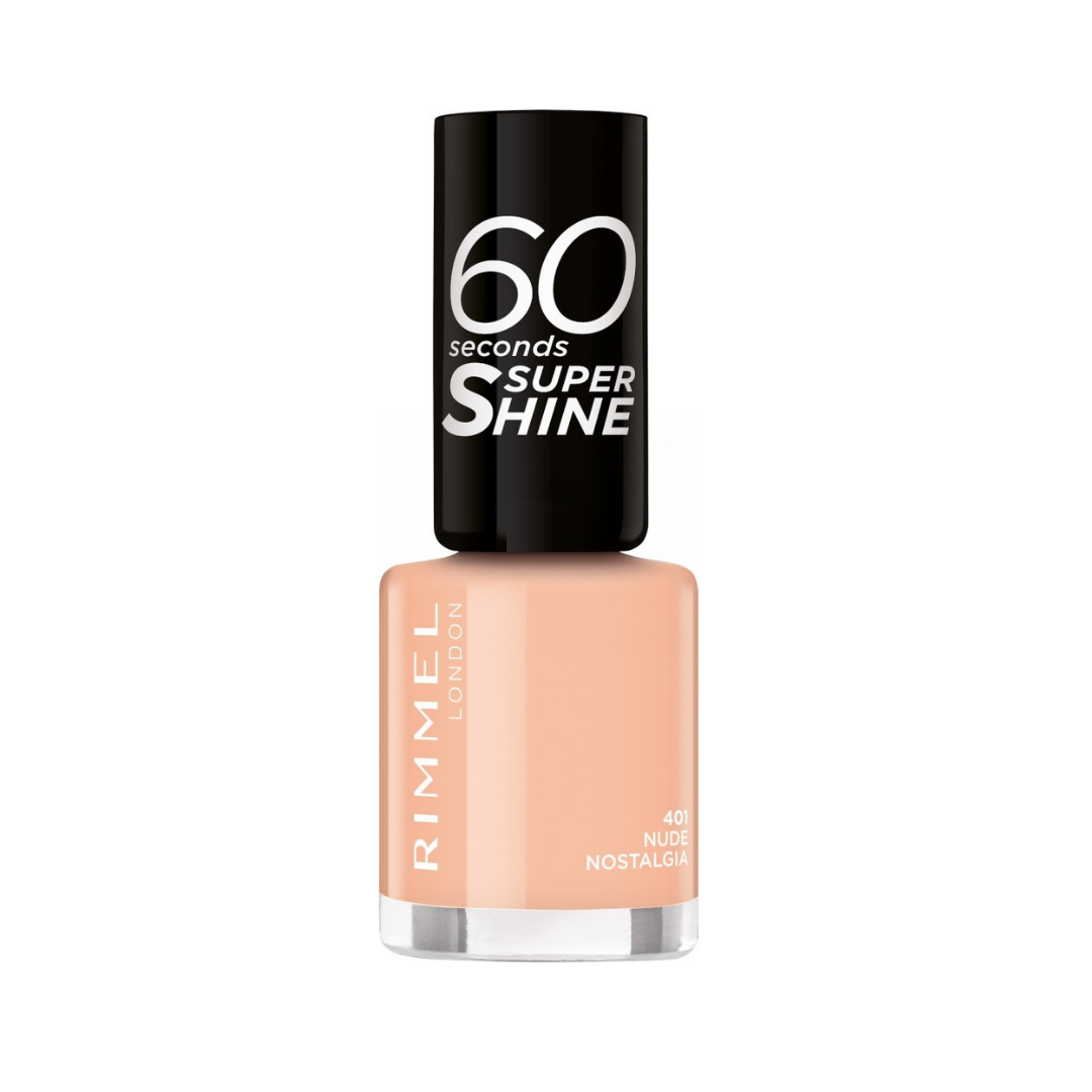Rimmel 60 Seconds Nail Polish 401 Nude Nostalgia - Medaid