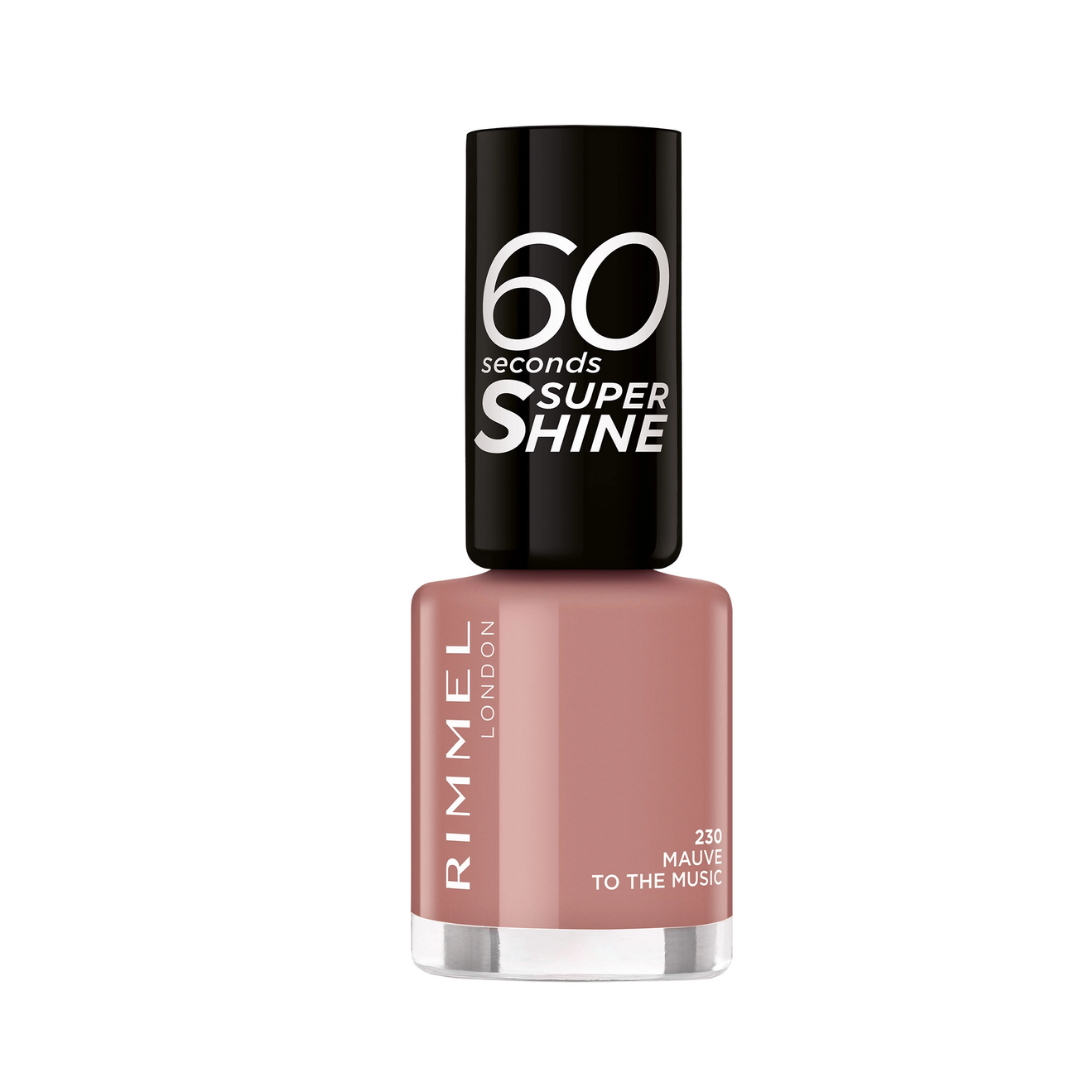 Rimmel 60 Seconds Nail Polish 230 Mauve To The Music - Medaid