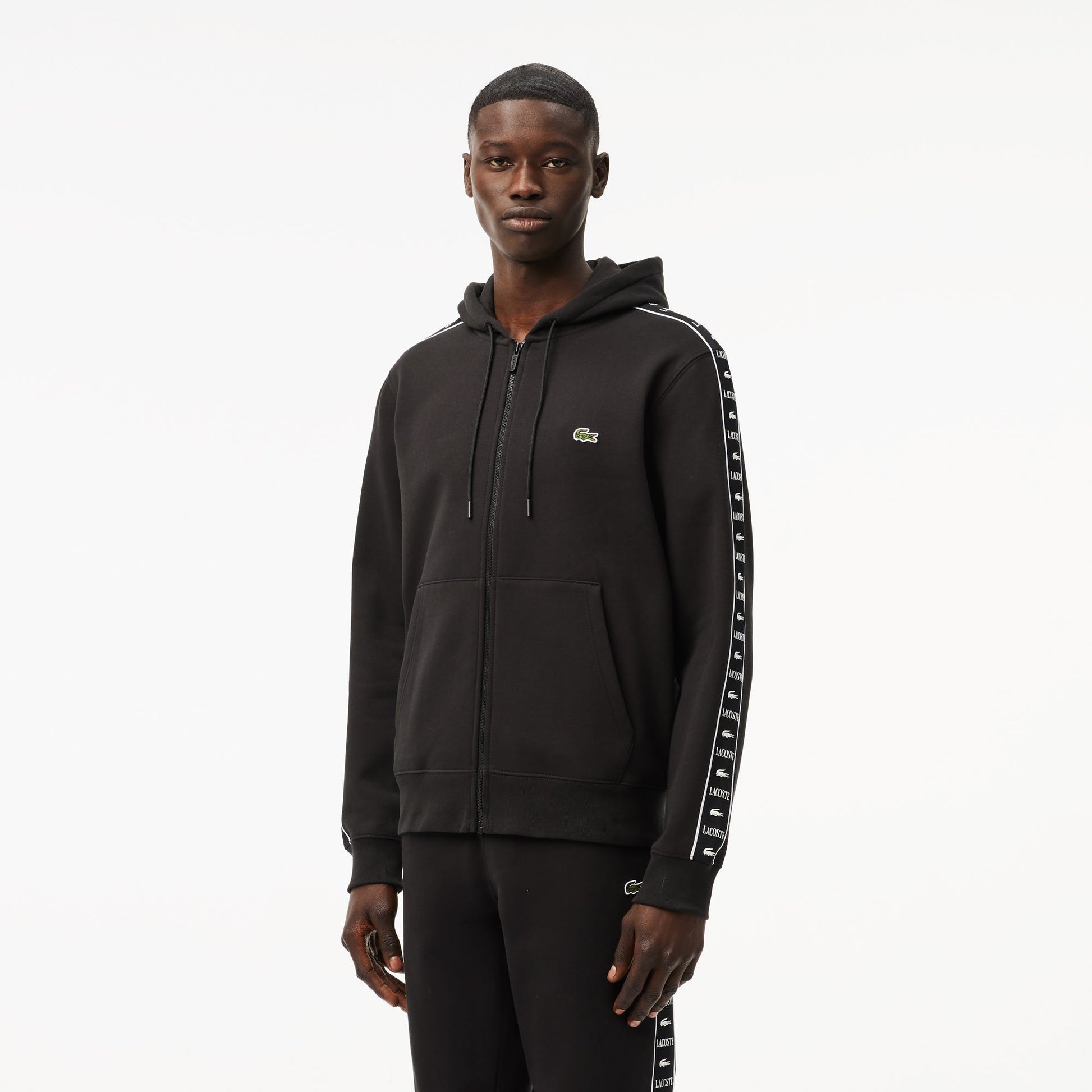 buy-logo-stripe-zip-up-hoodie-sh7457-031-lebanon - Medaid
