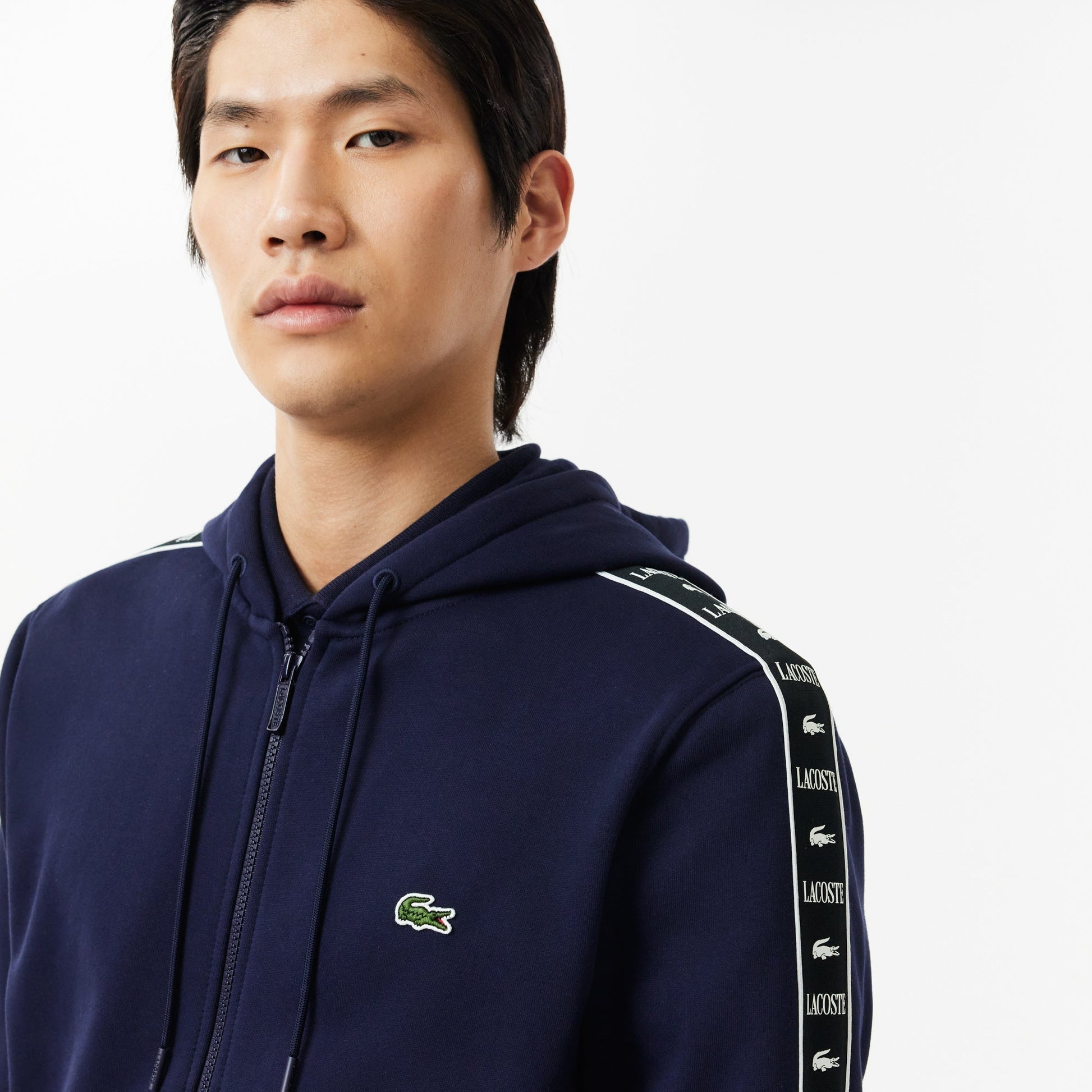 buy-logo-stripe-zip-up-hoodie-sh7457-166-lebanon - Medaid