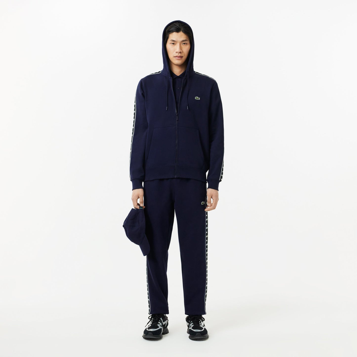 buy-logo-stripe-zip-up-hoodie-sh7457-166-lebanon - Medaid