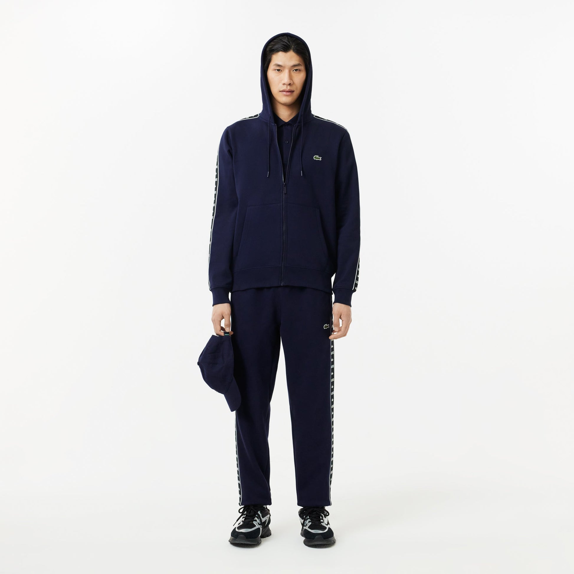 buy-logo-stripe-zip-up-hoodie-sh7457-166-lebanon - Medaid