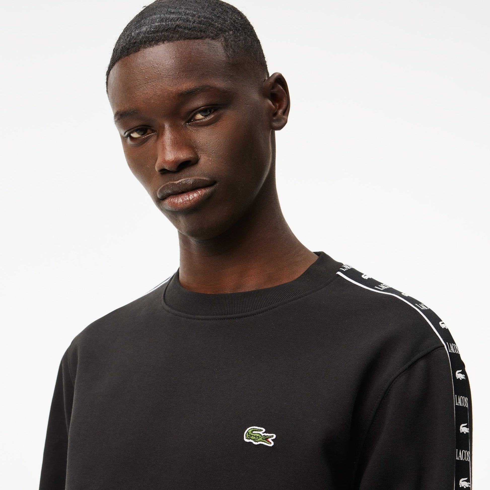 buy-logo-strip-crew-neck-sweatshirt-sh7492-031-lebanon - Medaid