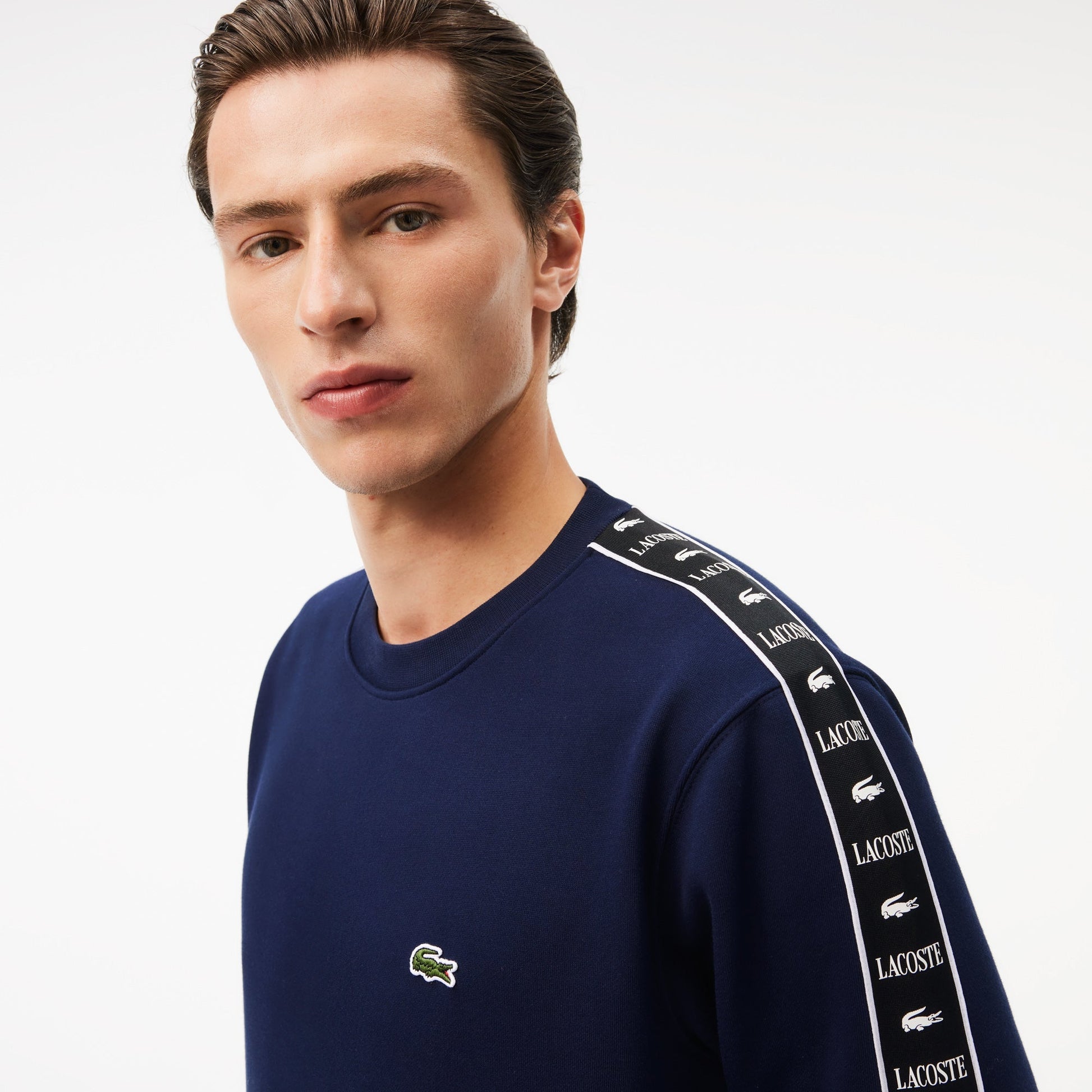 buy-logo-strip-crew-neck-sweatshirt-sh7492-166-lebanon - Medaid