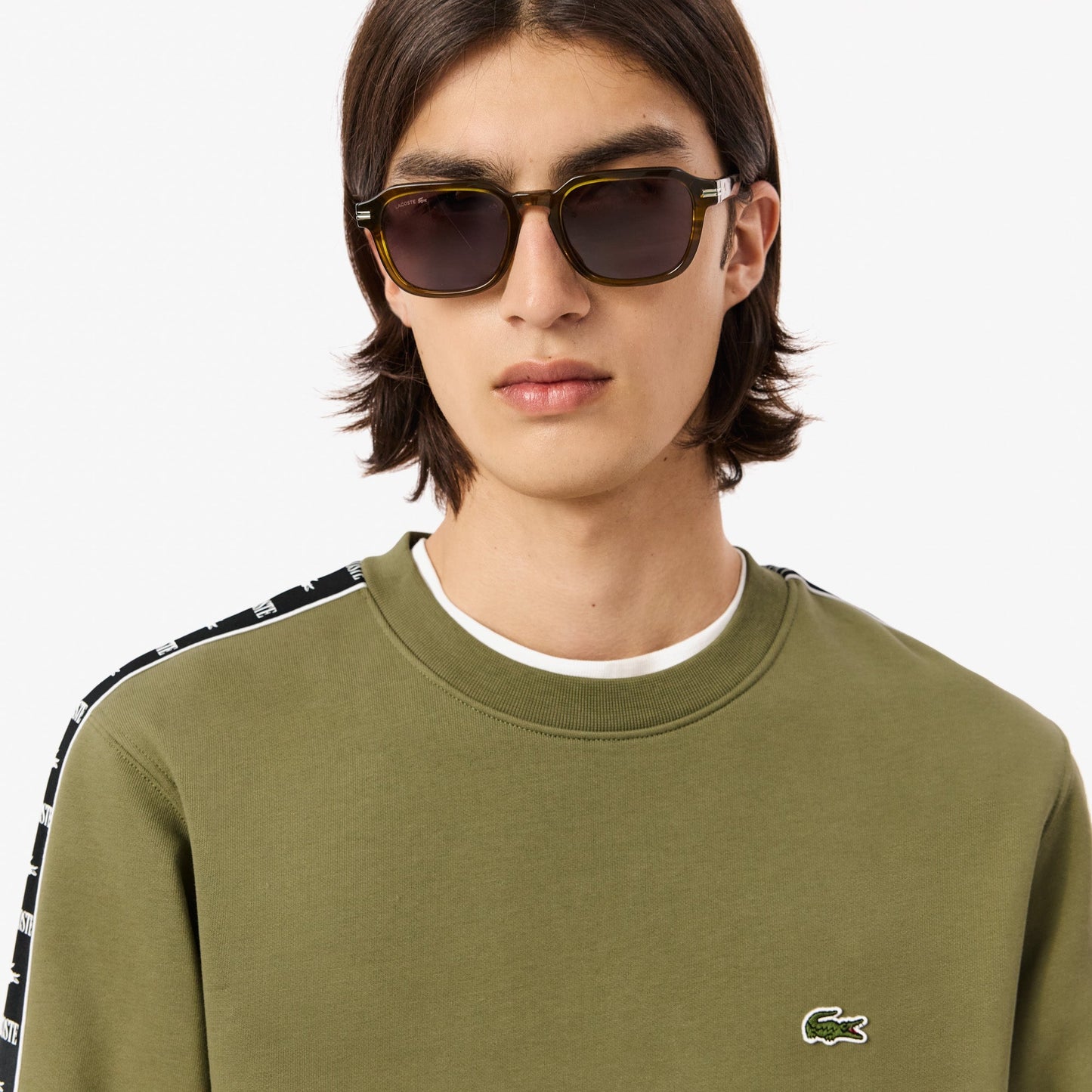 buy-logo-strip-crew-neck-sweatshirt-sh7492-bmy-lebanon - Medaid