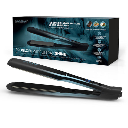 Revamp Progloss Wide Ultra X-Shine Ceramic Hair Straightener - Medaid