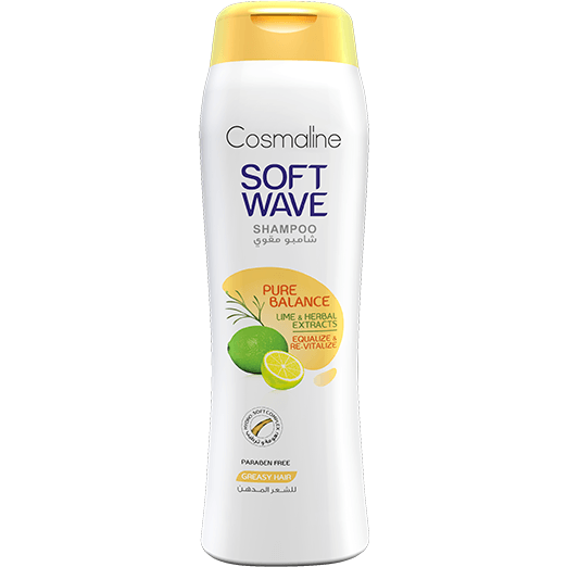 Cosmaline Soft Wave Pure Balance Shampoo - Greasy Hair 400ml - Medaid