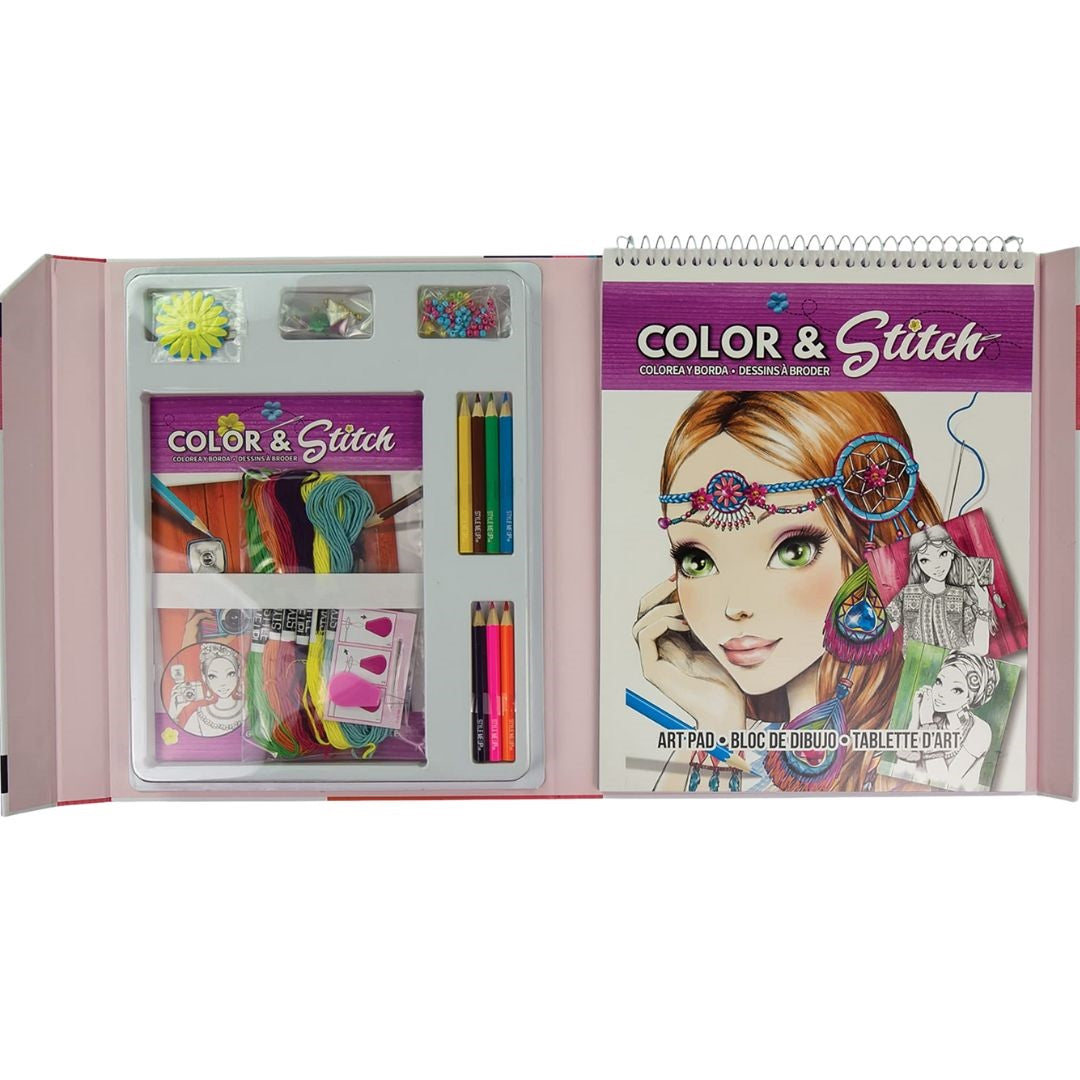SpiceBox Color and Stitch Coloring Kit - Medaid International