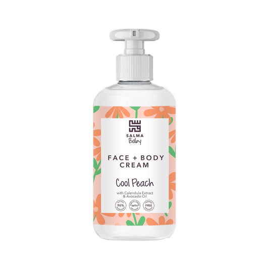 Baby Face & Body Cream Cool Peach