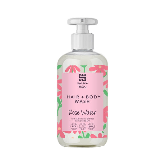 Baby Hair & Body Wash Rose Water