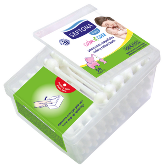 Septona Baby Cotton Buds 50Pcs - Medaid