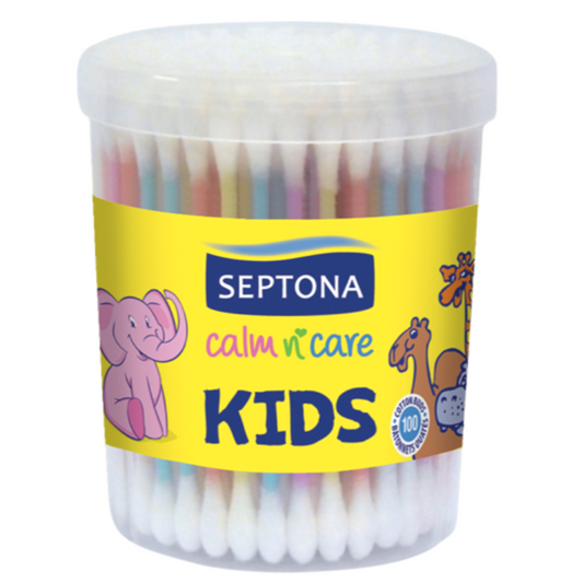 Septona 100 Cotton Buds Kids In Plastic Jar - Medaid