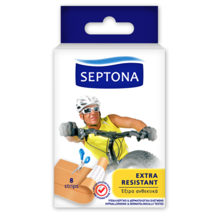 Septona Extra Resistant Plasters 8Pcs - Medaid