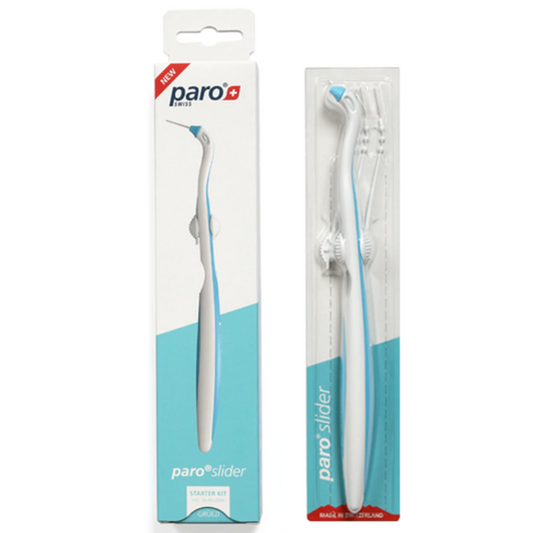 Paro Slider Starter Kit, Handle With 3 Refill Brushes Xs 1030 - Medaid