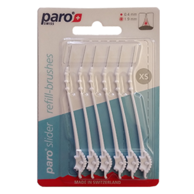 Paro 1031 Slider Refill Brshs Xs White Cyln 1.9mm - Medaid