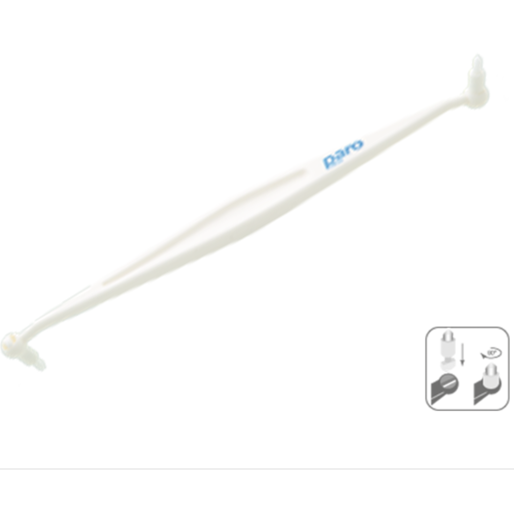 Paro Interspace F Double-Ended Handle With 2 Brushes 1003 - Medaid