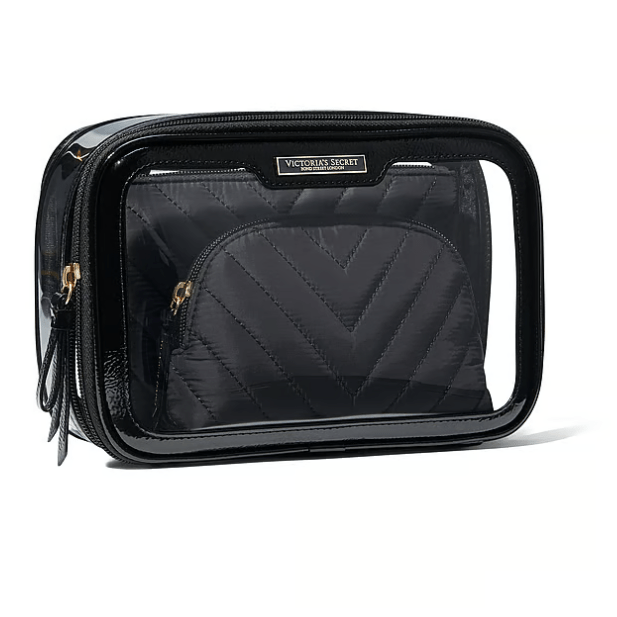 victorias-secret-3-piece-makeup-bag-black-lily - Medaid