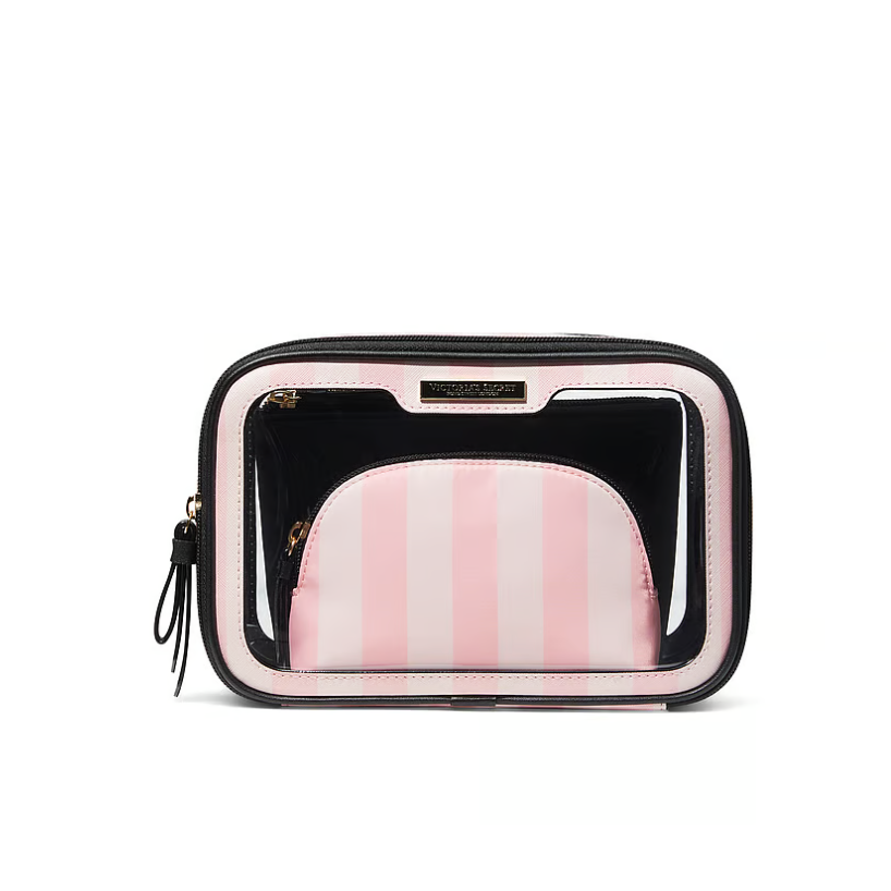 victorias-secret-3-piece-makeup-bag-iconic-stripe - Medaid