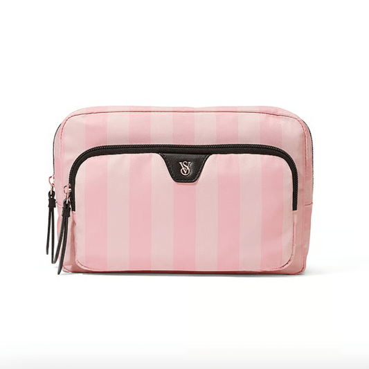 victorias-secret-travel-makeup-pouch-pink-iconic-stripe - Medaid