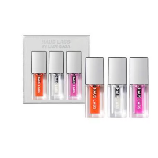 HAUS LABS - Mini PhD Hybrid Lip Oil Trio Set - Medaid