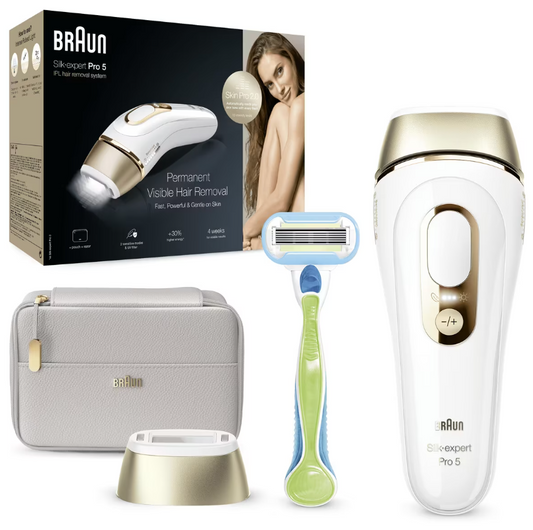 Silk-Expert Pro 5  + Venus Razor + Designer Bag - Medaid