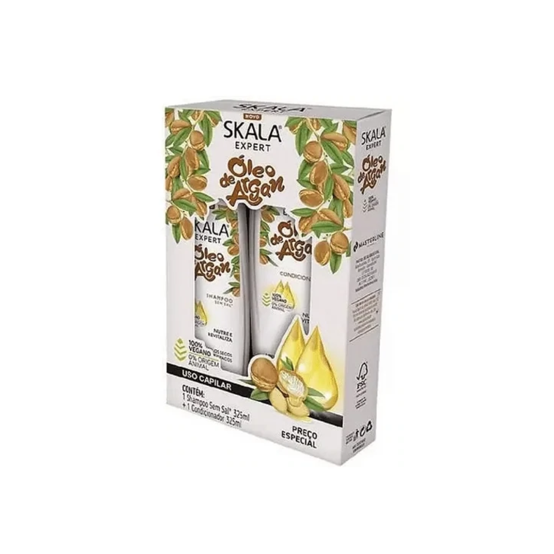 Skala Expert Argan Oil Shampoo & Conditioner Kit - Medaid