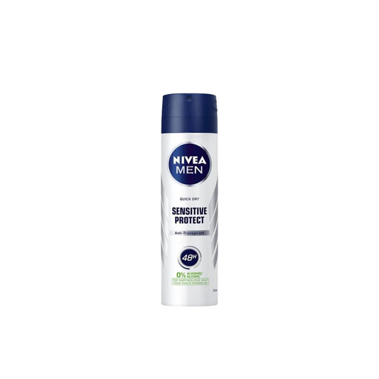 Nivea Sensitive Protect Deodorant Spray For Men 150ml - Medaid