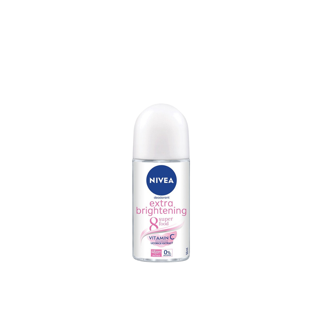 Nivea Extra Brightening Deodorant Roll-On For Women 50ml - Medaid