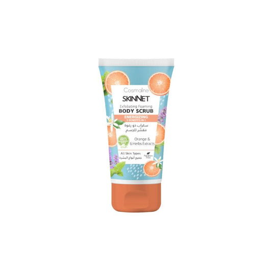 SKINNET Foaming Body Scrub Energizing Tube 150ml - Medaid