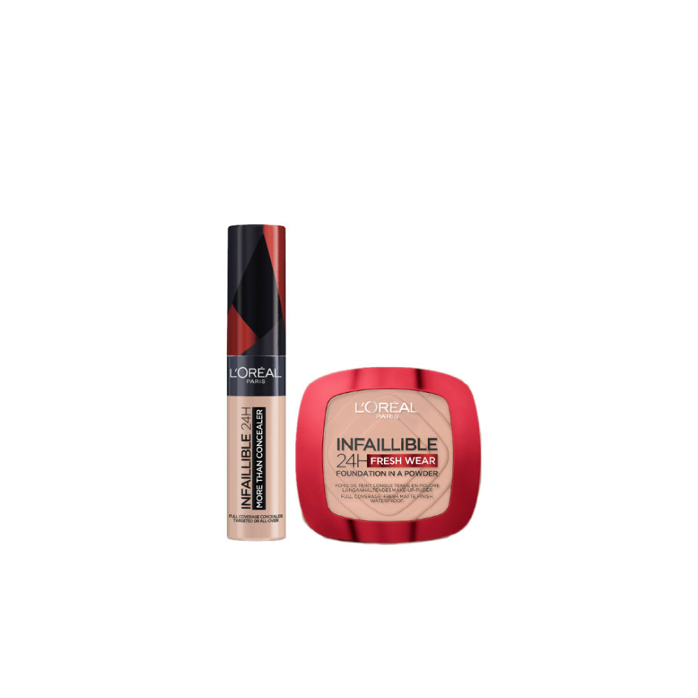 Infaillible Waterproof Concealer & Foundation in a Powder Duo - Medaid International