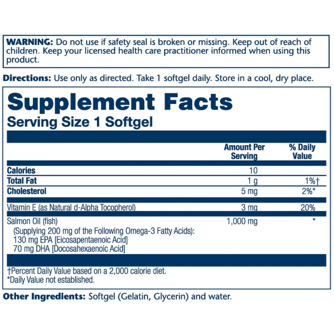 Salmon Oil 1000mg - Medaid