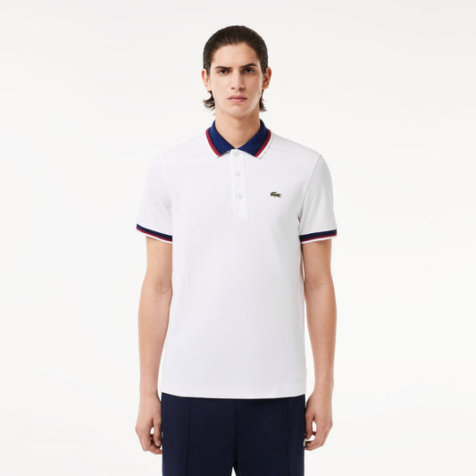 Regular Fit Stretch Cotton Piqué Contrast Collar Polo Shirt - PH3461 - Medaid International