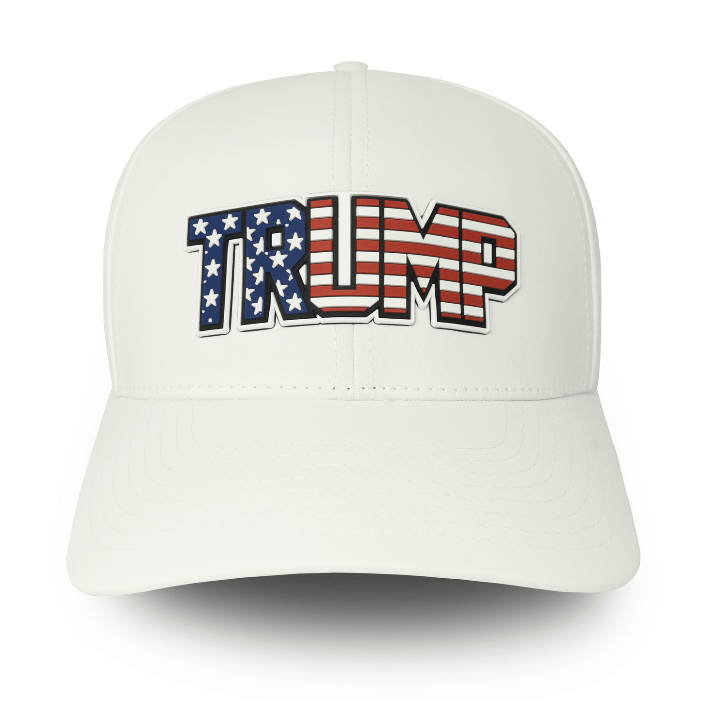 Trump Stars & Stripes Hat - White - Medaid