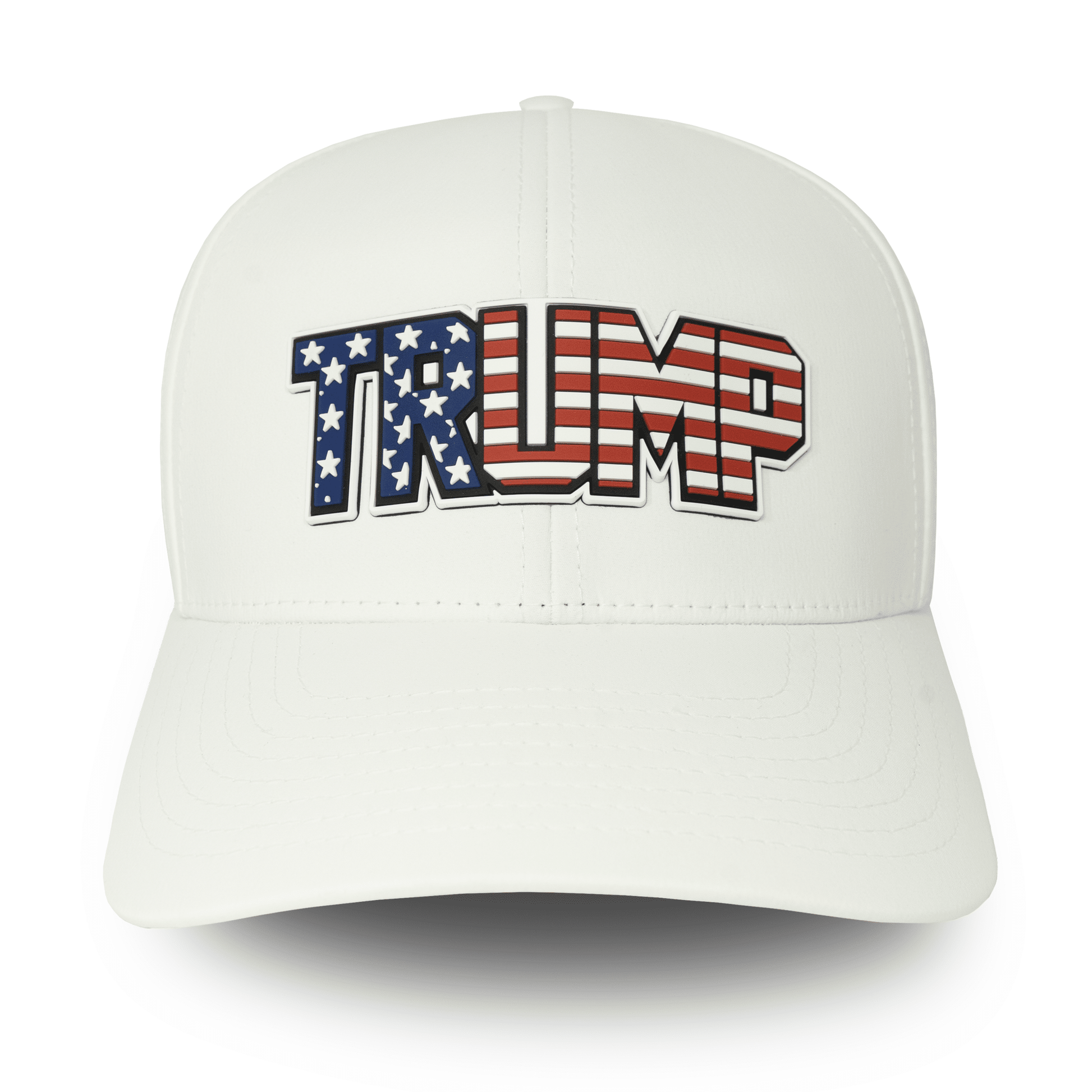 Trump Stars & Stripes Hat - White - Medaid