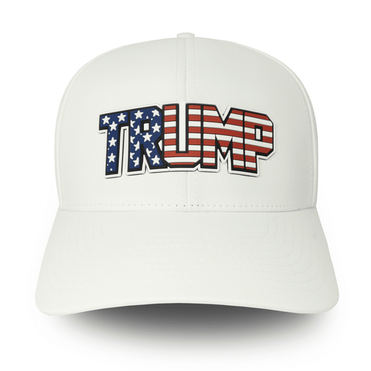 Trump Stars & Stripes Hat - White - Medaid