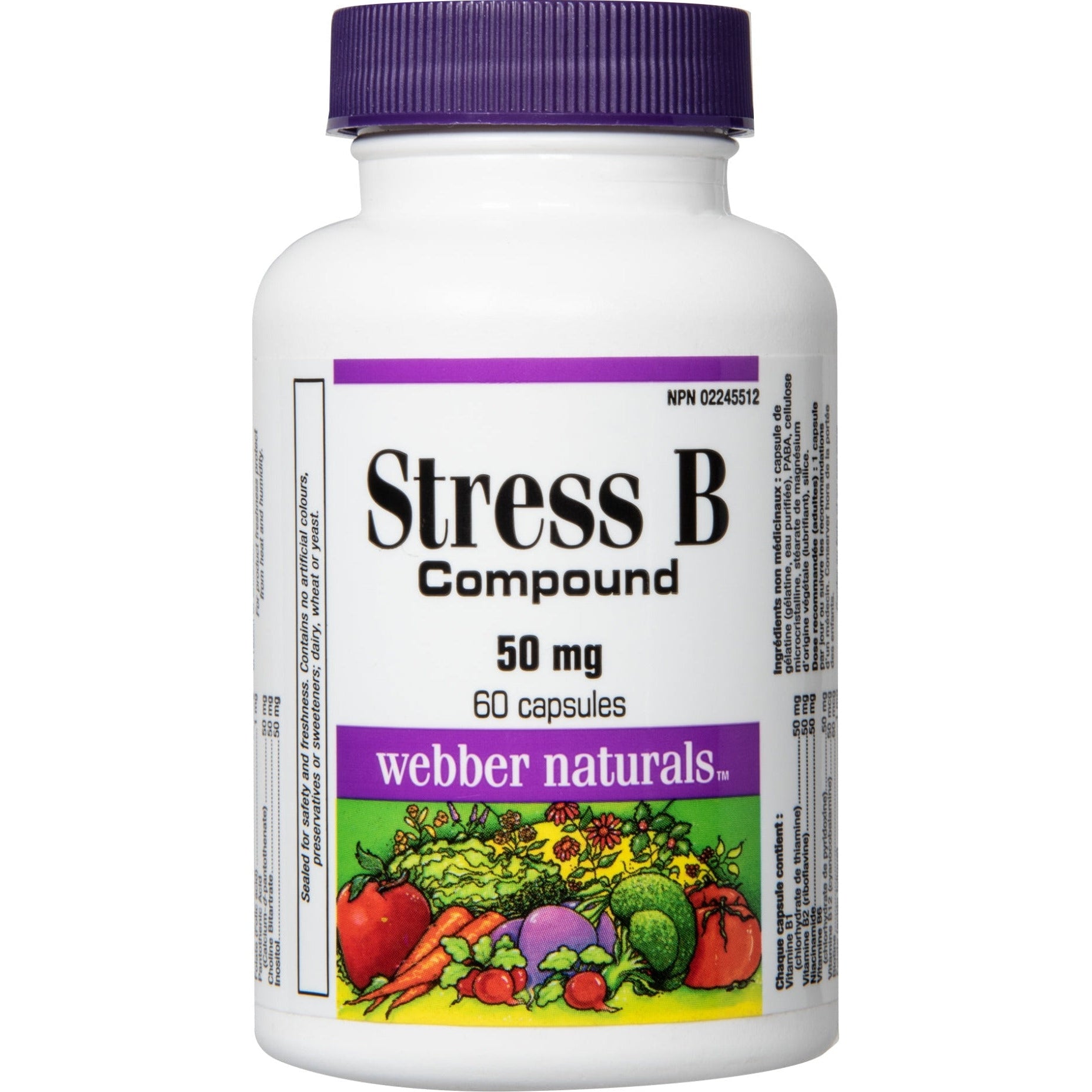 Webber Naturals® Stress B - 60 Capsules - Medaid