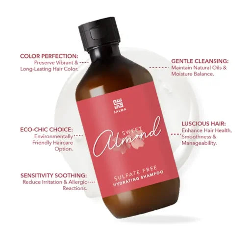 Sulfate Free Hydrating Shampoo Sweet Almond 500ML - Medaid