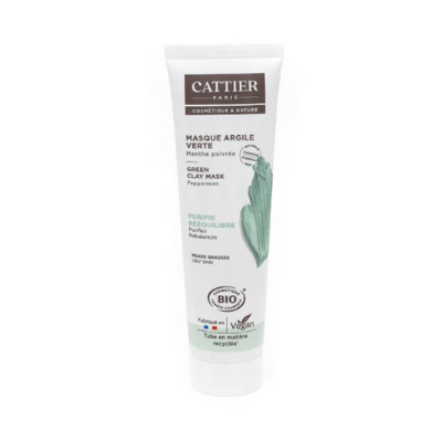 Cattier - Green Peppermint Clay Mask - Medaid