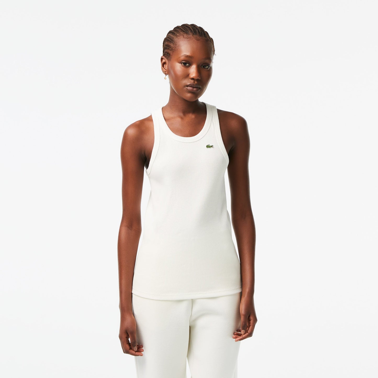 Women’s Lacoste Slim Fit Organic Cotton Tank Top - TF5388 - Medaid International