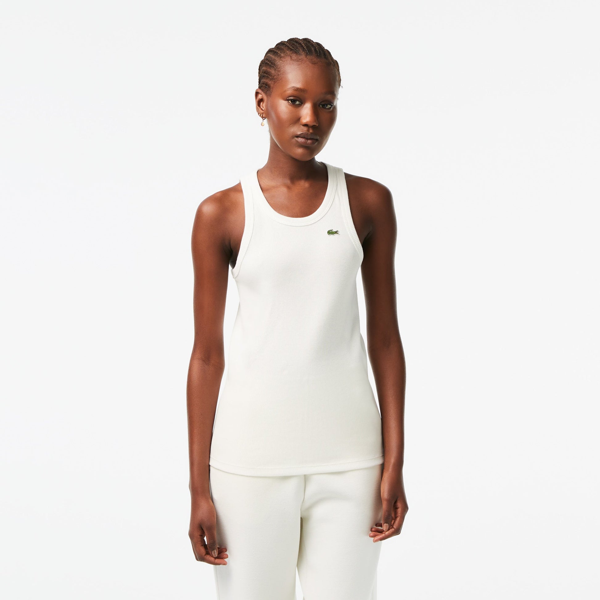 Women’s Lacoste Slim Fit Organic Cotton Tank Top - TF5388 - Medaid International