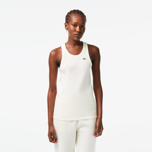 Women’s Lacoste Slim Fit Organic Cotton Tank Top - TF5388 - Medaid International