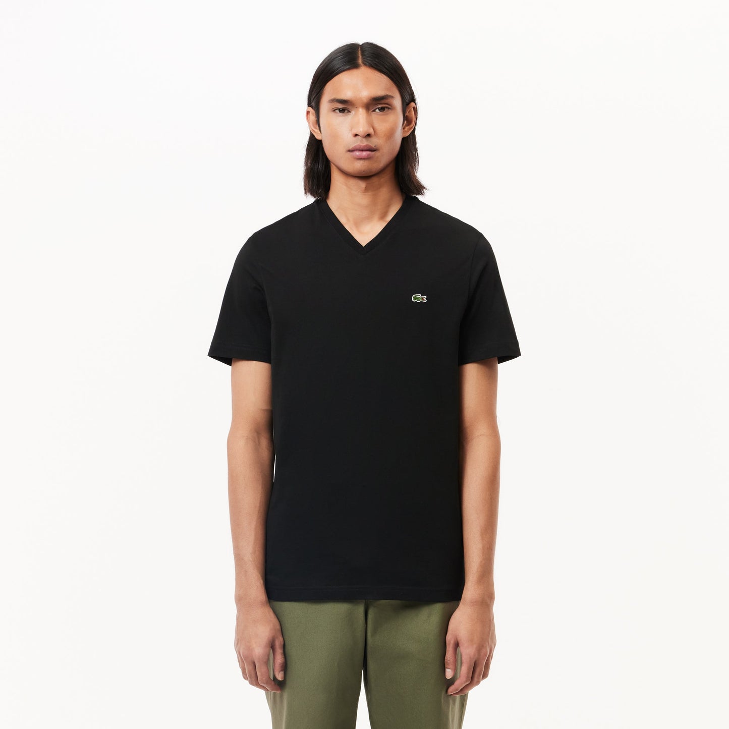 buy-monochrome-cotton-v-neck-t-shirt-th2036-031-lebanon - Medaid