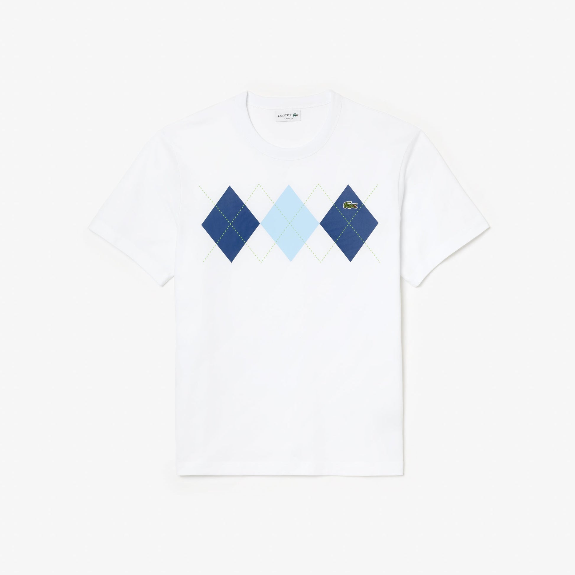 buy-heavy-cotton-argyle-print-t-shirt-th2810-001-lebanon - Medaid