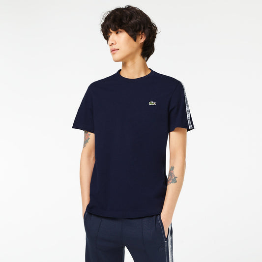 Mens Lacoste Regular Fit Logo Stripe T-shirt - TH5071 - Medaid International