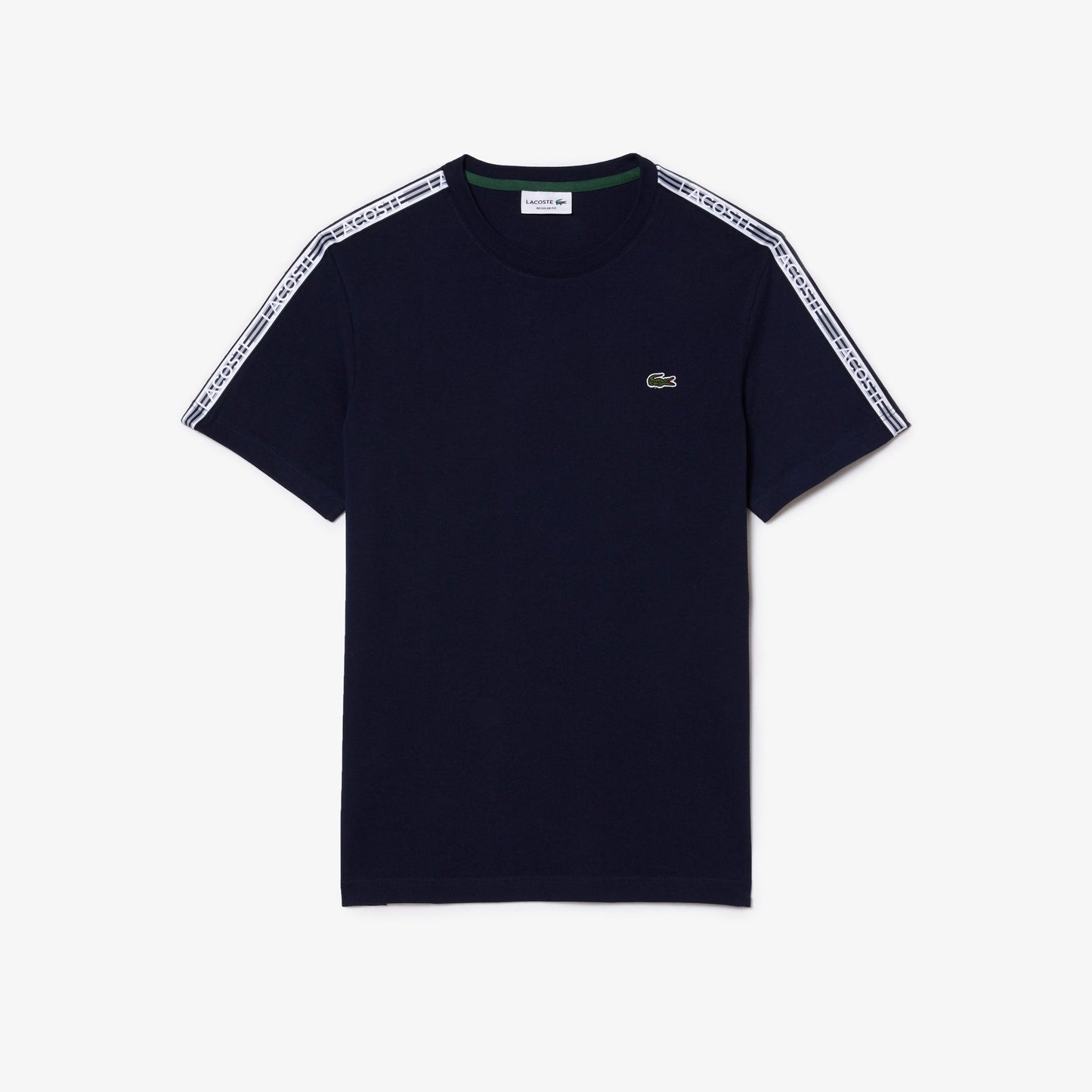 Mens Lacoste Regular Fit Logo Stripe T-shirt - TH5071 - Medaid International