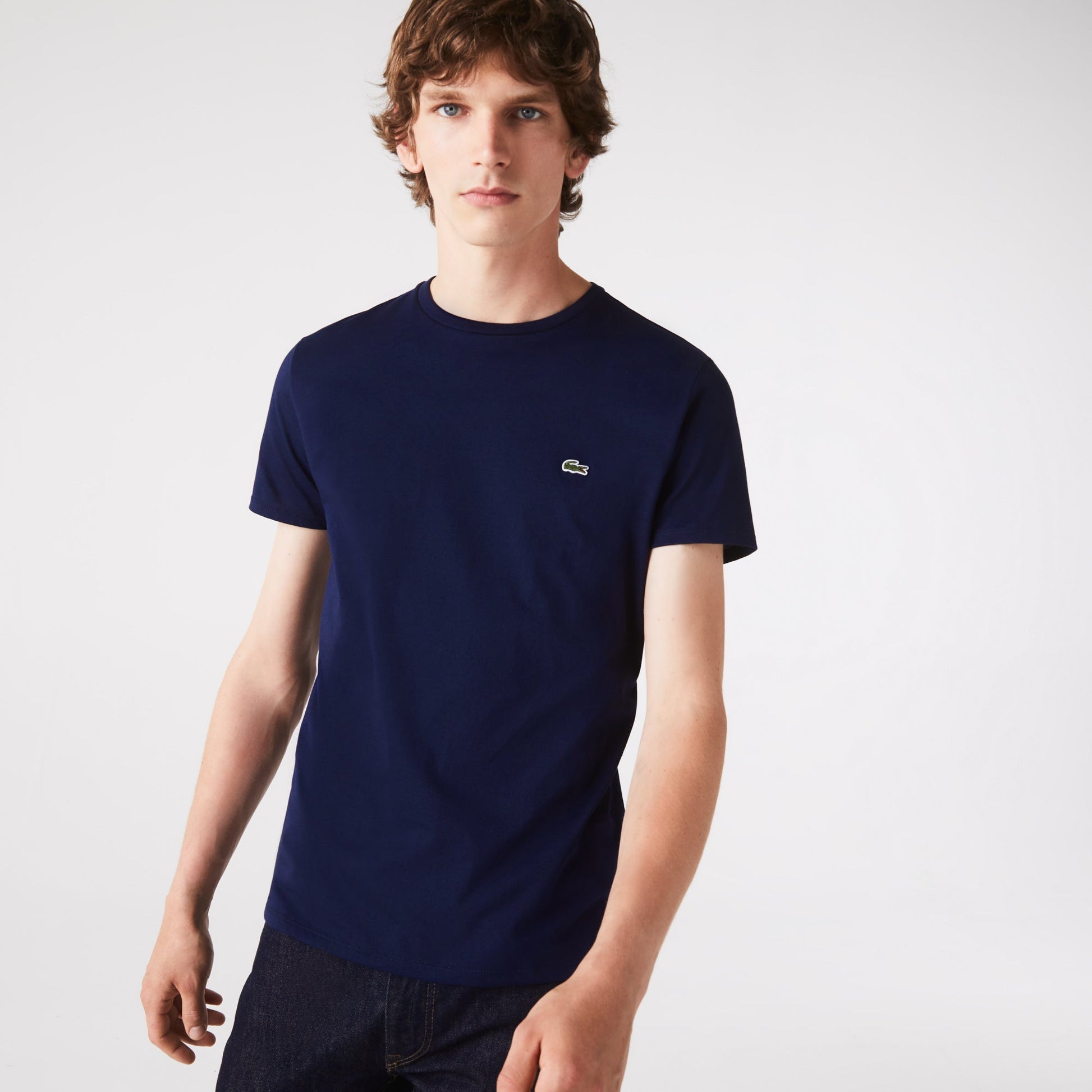 Men's Crew Neck Pima Cotton Jersey T-shirt - TH6709 - Medaid International