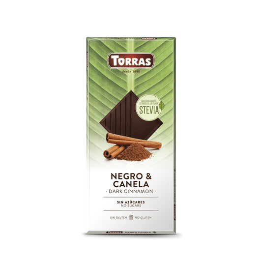 Sugar Free Dark Chocolate & Cinnamon With Stevia
