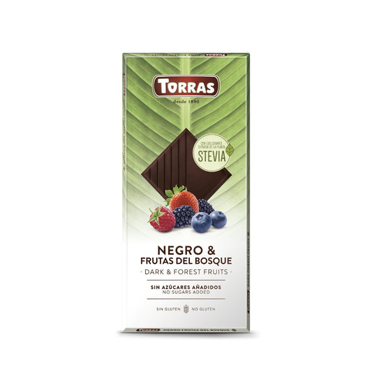 Sugar Free Dark Chocolate & Forest Fruits With Stevia