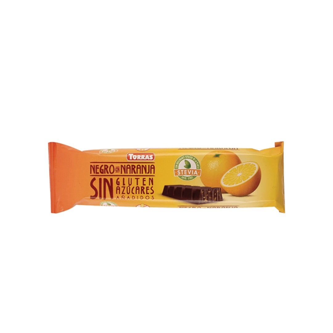 Sugar Free Dark Chocolate & Orange Bar With Stevia