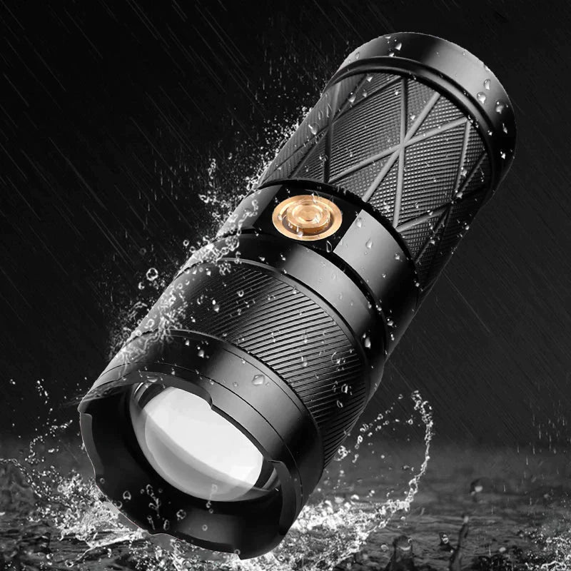 USB Rechargeable Flashlight GT50 Black - Medaid